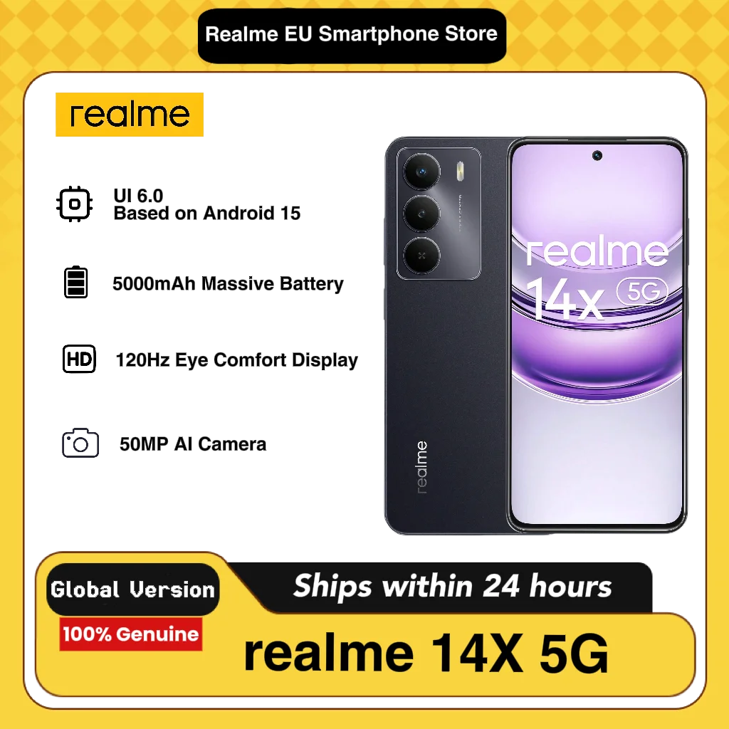 Realme 14X 5G 6 128GB AI Phone