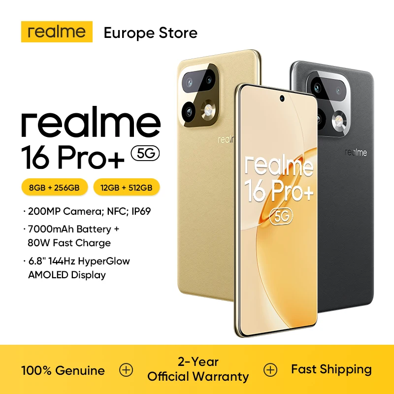 Realme 16 Pro Plus 5G 8GB/256GB