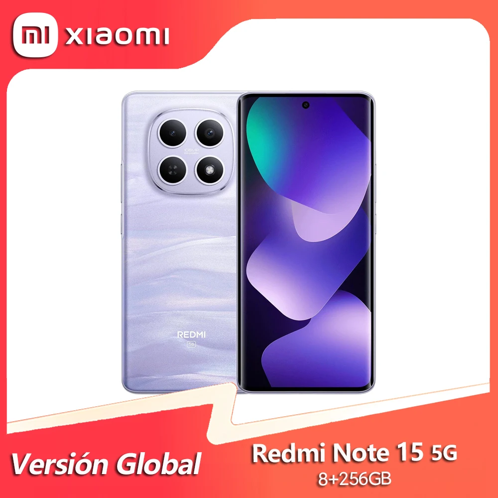 Redmi Note 15 5G con 108MP y AMOLED