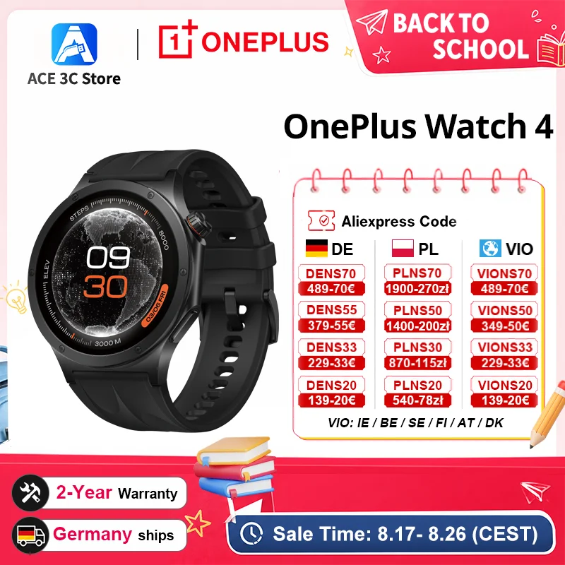 Reloj inteligente OnePlus Watch 4