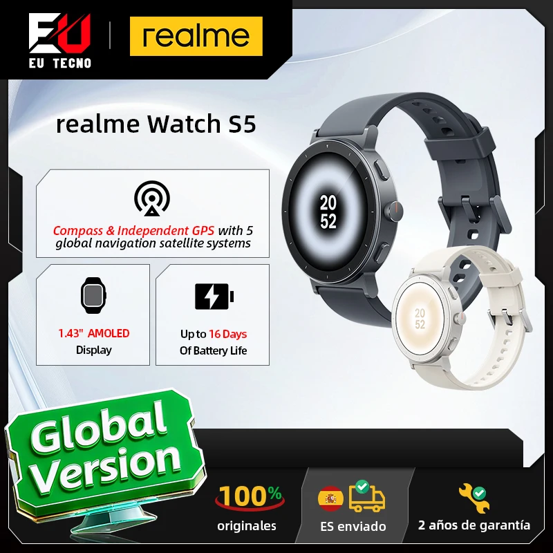 Reloj inteligente realme Watch S5