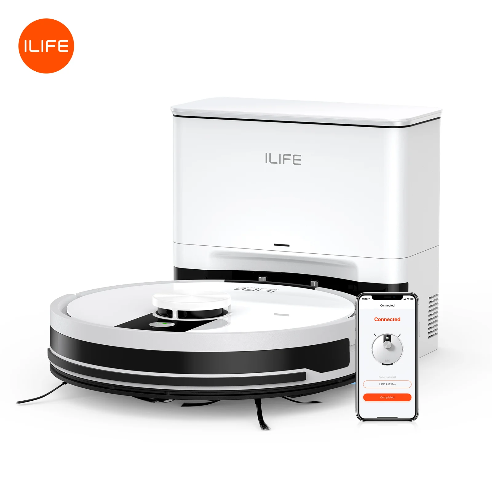 Robot aspirador y fregador ILIFE A12 Pro