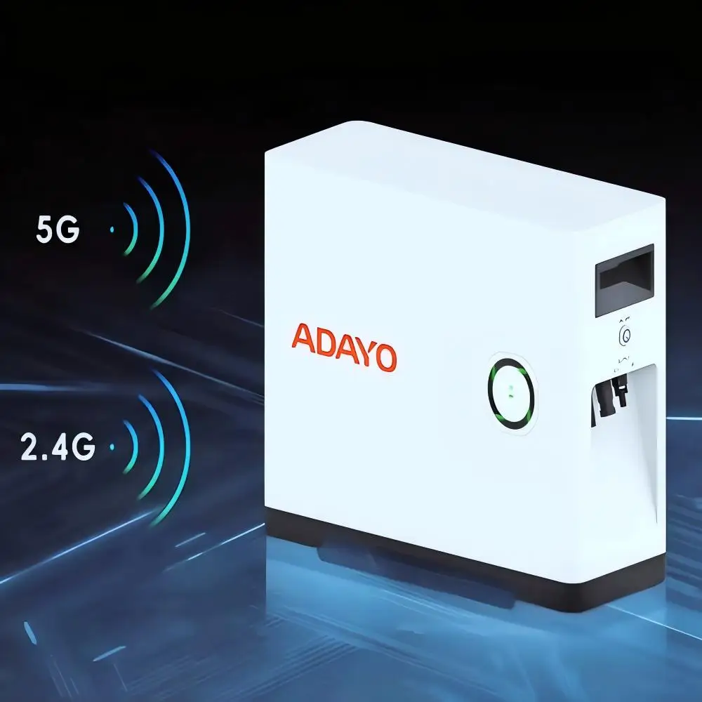 Sistema de Almacenamiento de Energía Solar Todo en Uno ADAYO DA802 2240Wh para Balcón, Protección IP65, Montaje en Pared, 6000 Ciclos de Carga