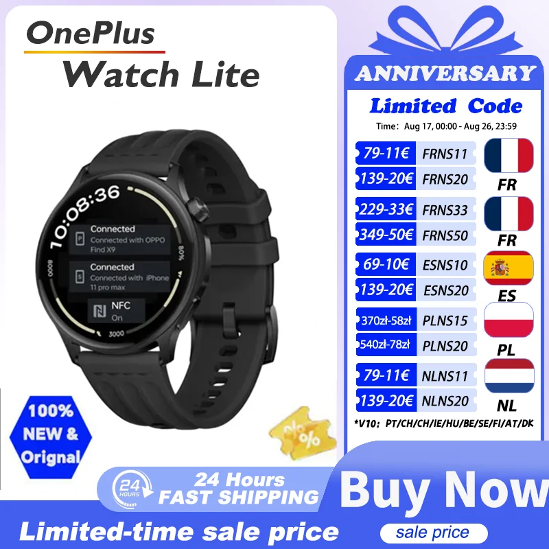 Smartwatch OnePlus Watch Lite