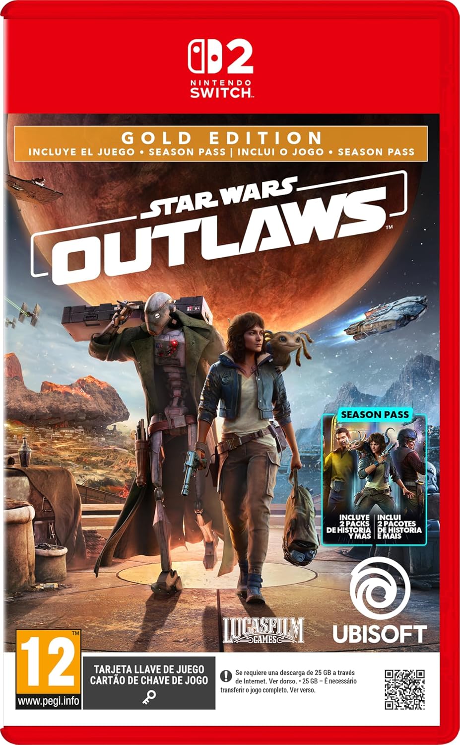 Star Wars Outlaws Gold Edition (Switch 2)