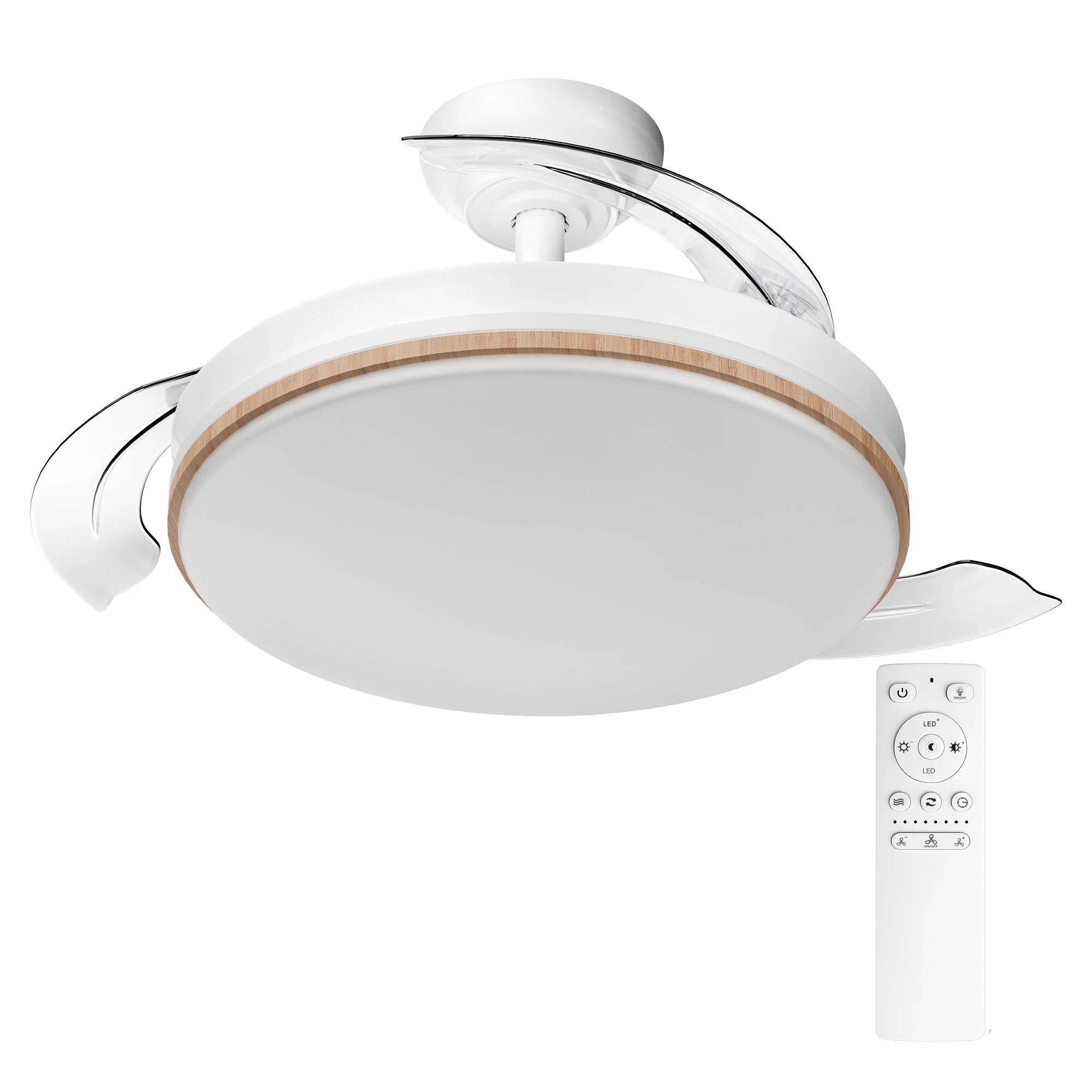 Ventilador de techo con luz LED
