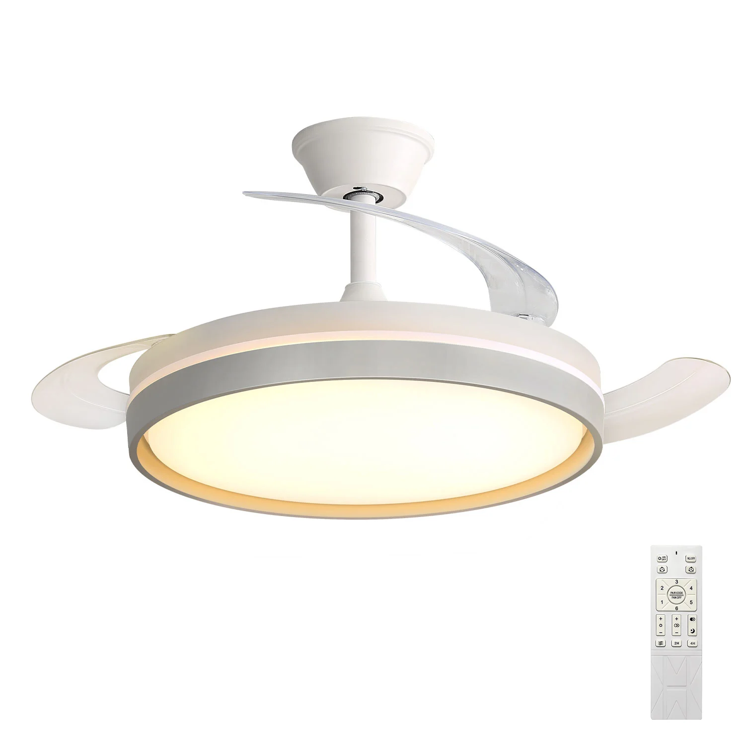 Ventilador de techo inteligente con luz