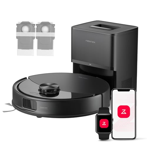 roborock Q10 S5+ Robot Aspirador y Fregasuelo 2 en 1 10000 Pa, Negro
