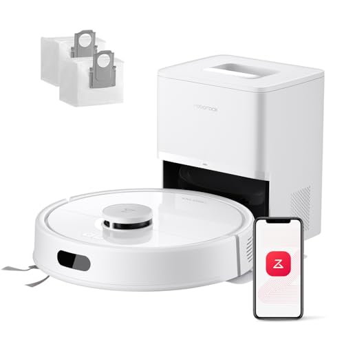 roborock Q7L5+ Robot Aspirador y Fregador Succión Extrema de 8000 Pa,Blanco