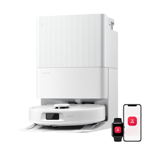 roborock Qrevo S Pro Robot Aspirador (Versión Mejorada del QV 35A) Succión de 18500 Pa, Base Todo en Uno, 2,7L Bolsa para Polvo, Sistema antienredos, Evitación de Obstáculos, Blanco