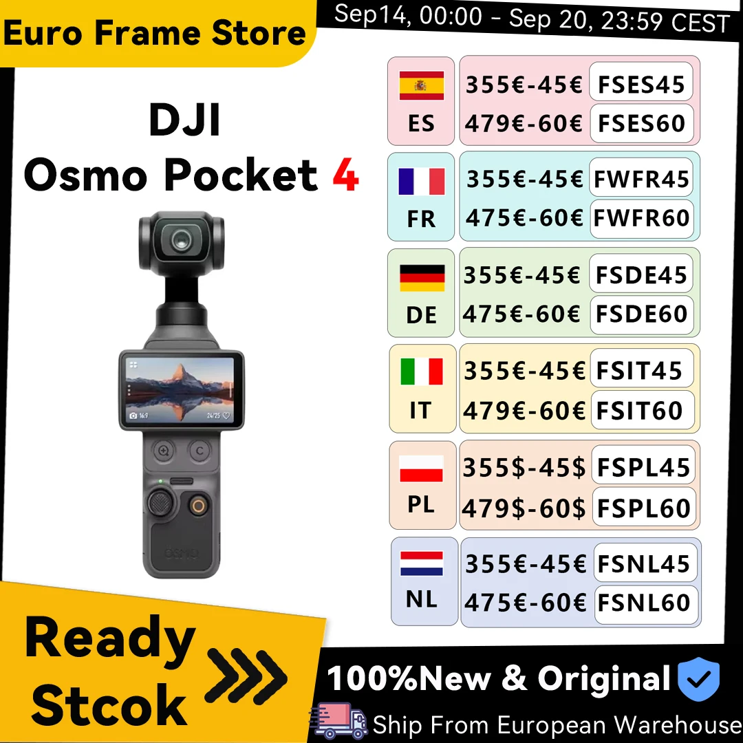 Cámara gimbal DJI Osmo Pocket 4