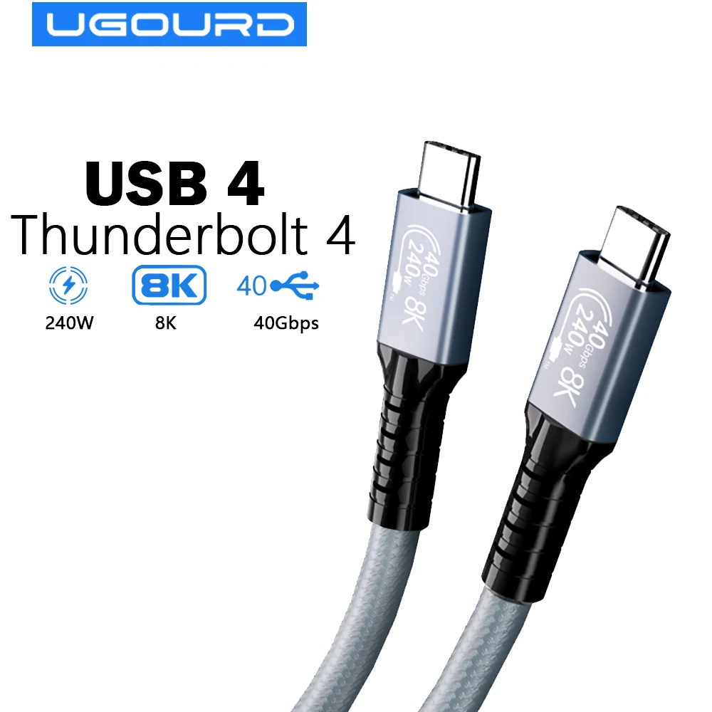 Cable USB4 UGOURD 40Gbps 240W