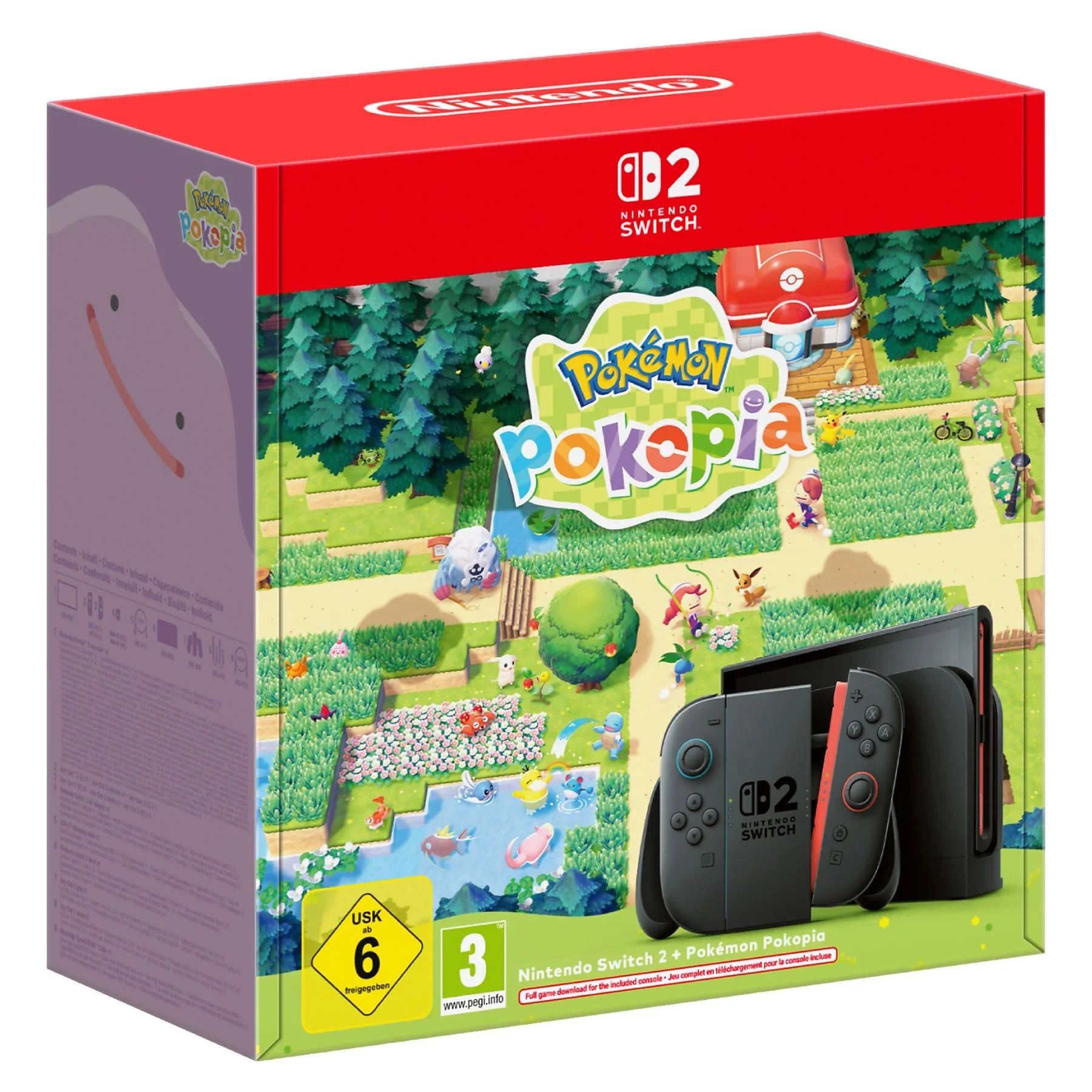 Consola Nintendo Switch 2 + Pokémon Pokopia | Pantalla de 7,9" Full HD HDR 120 Hz | 256 GB de almacenamiento | Joy-Con 2 magnéticos con modo ratón