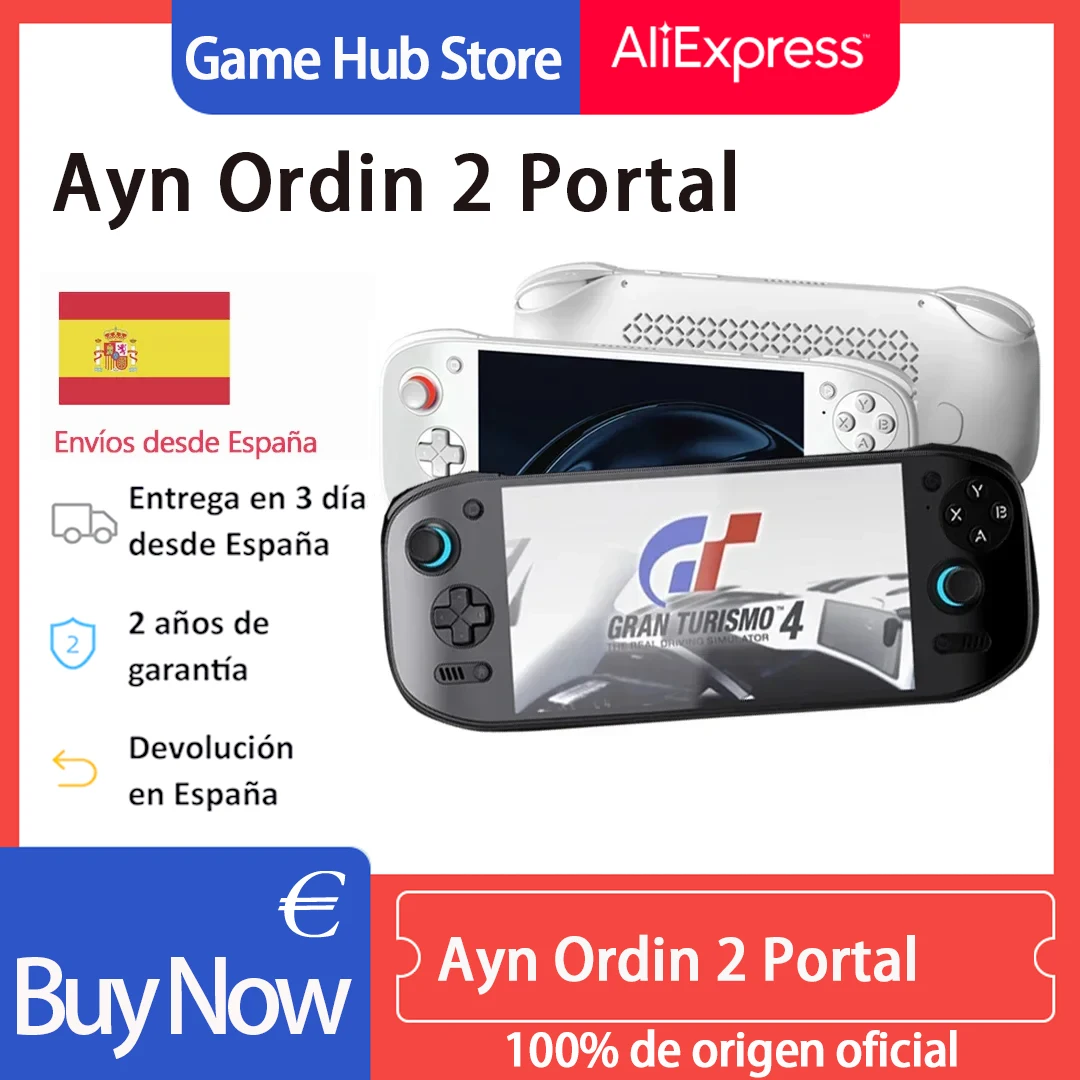 Consola de juegos portátil Ayn Odin 2, pantalla de 7 pulgadas 120Hz, 8000mAh, consolas de videojuegos Retro Snapdragon 8 Gen 2,128G para regalos