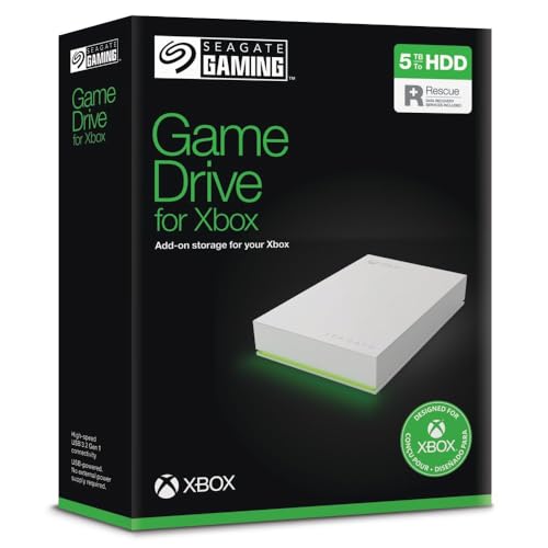 Disco duro externo Seagate Game Drive 5TB