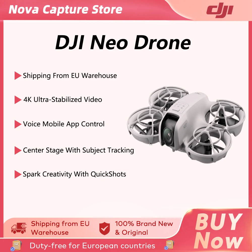 Dron DJI Neo con cámara 4K UHD