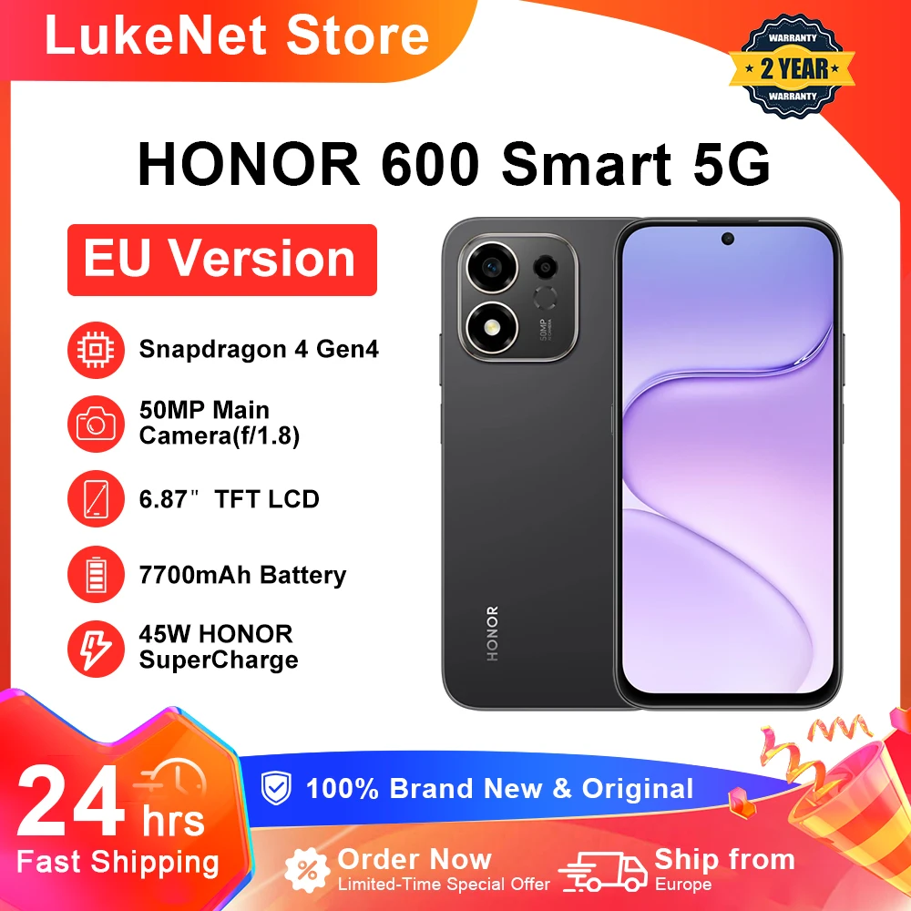 HONOR 600 4GB/128GB Snapdragon 4 Gen4