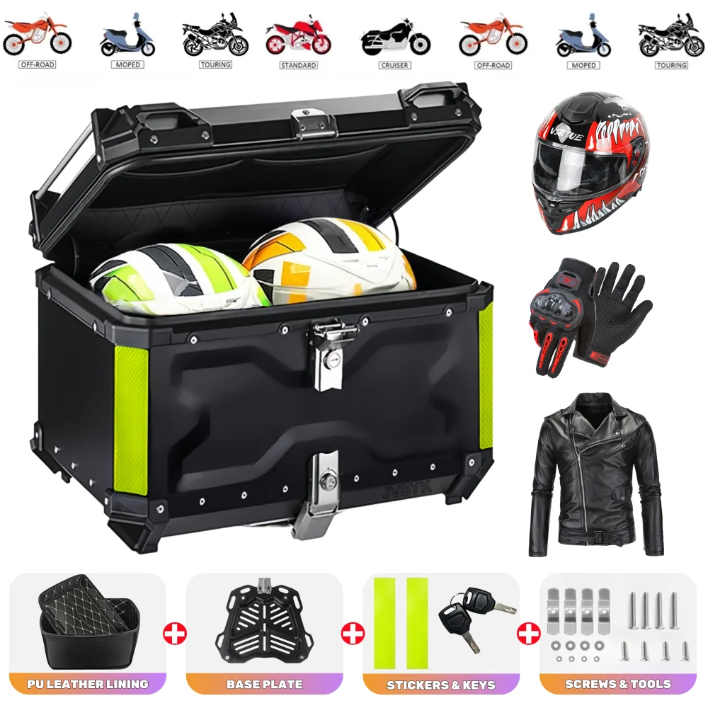 Maleta Superior para Motocicleta de Aluminio