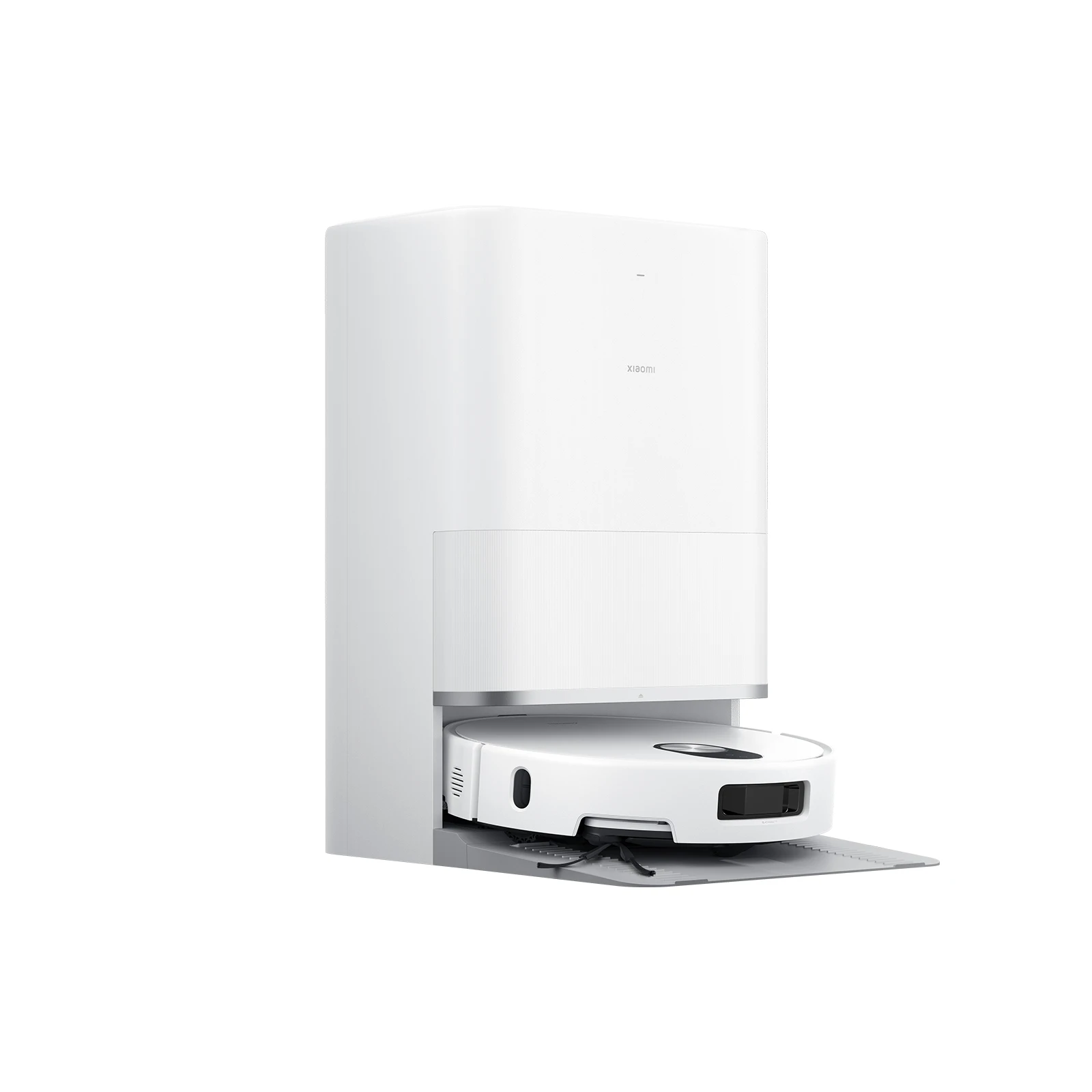 Official | Xiaomi Robot Vacuum 5, Mopa extensible y cepillo lateral para una limpieza eficaz de esquinas y bordes, Extraordinaria potencia de succión del ventilador de 20 000 Pa, Estación base todo en uno con autolimpieza y sin mantenimiento
