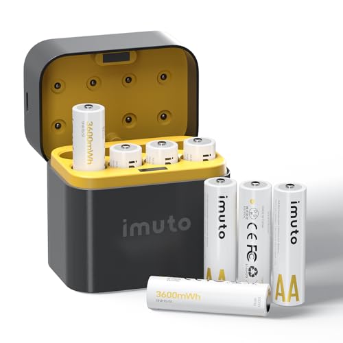 PACK PILAS RECARGABLES IMUTO AA 3600MWH