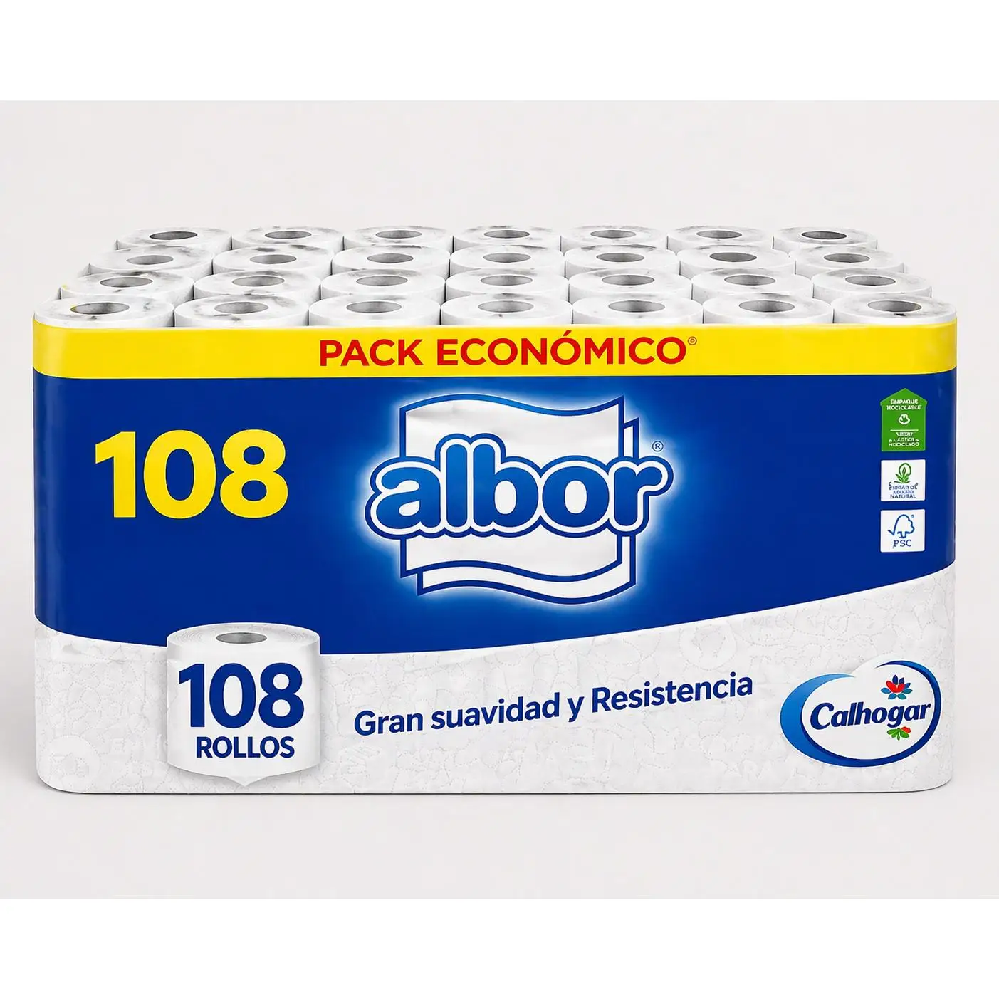 Papel higiénico Colhogar Albor 108 rollos