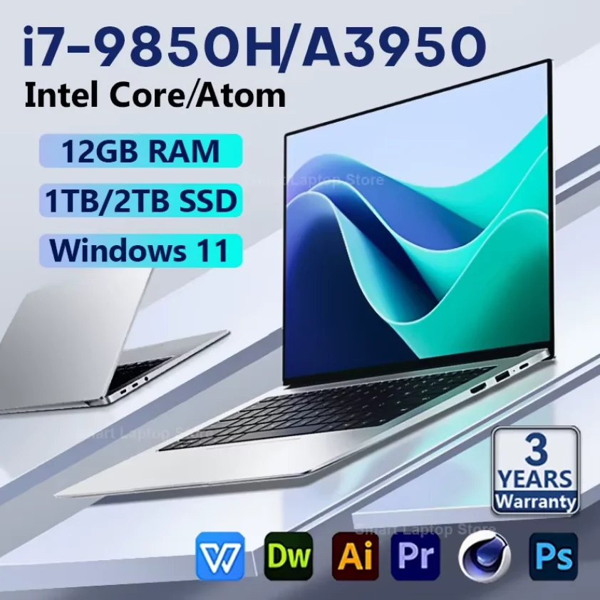 Portátil ultra delgado 12GB/256GB