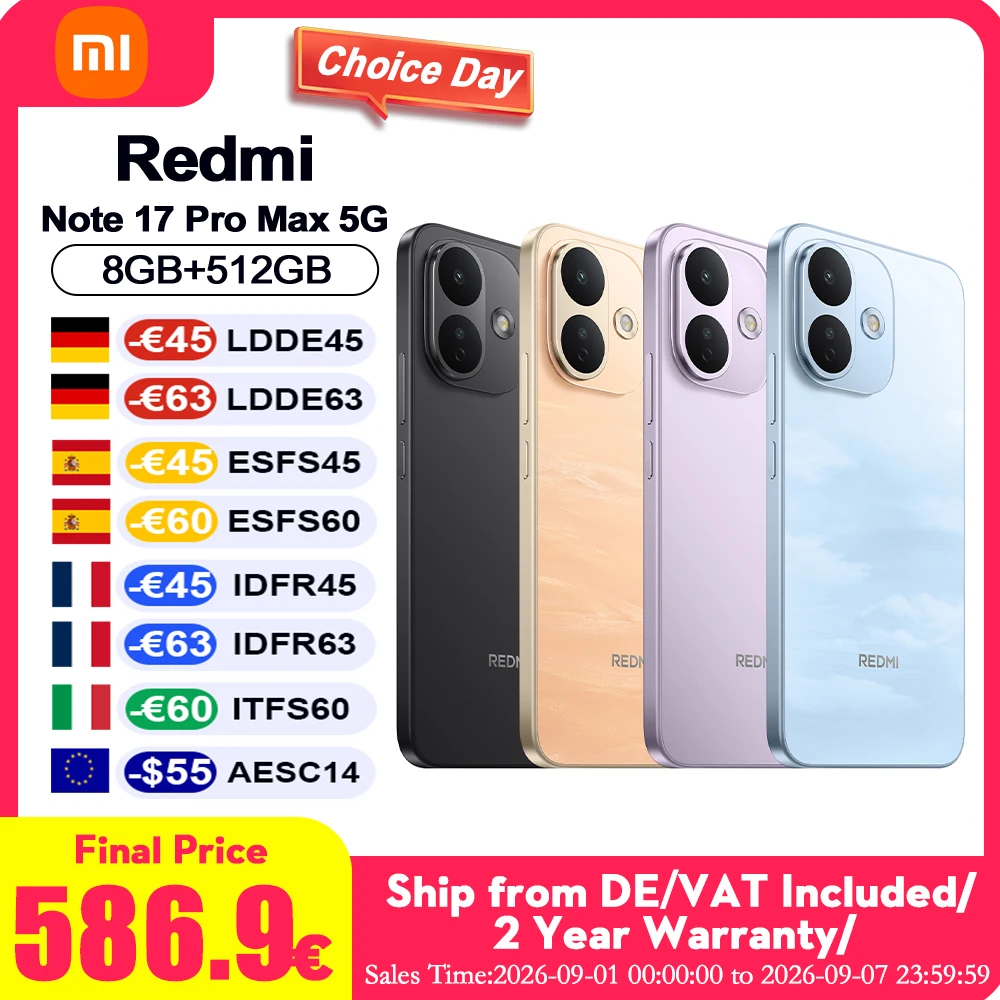 Redmi Note 17 Pro Max 8GB/512GB