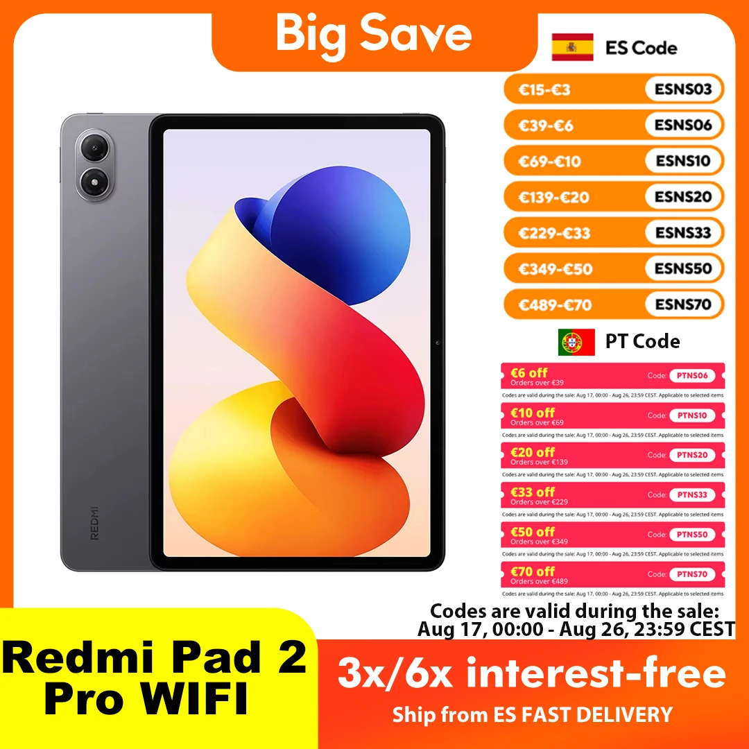 Tablet Redmi Pad 2 Pro 6GB/128GB