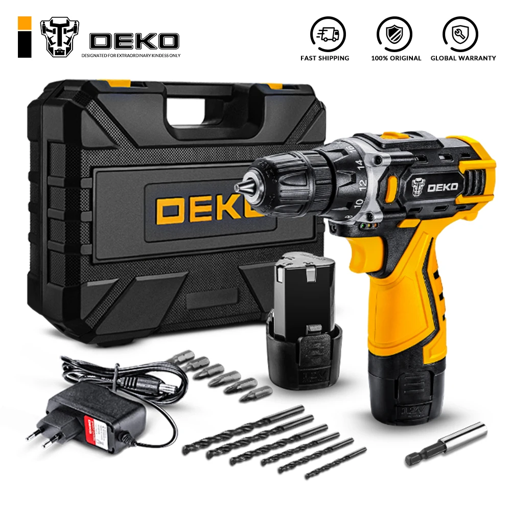 Taladro inalámbrico de 12V Deko