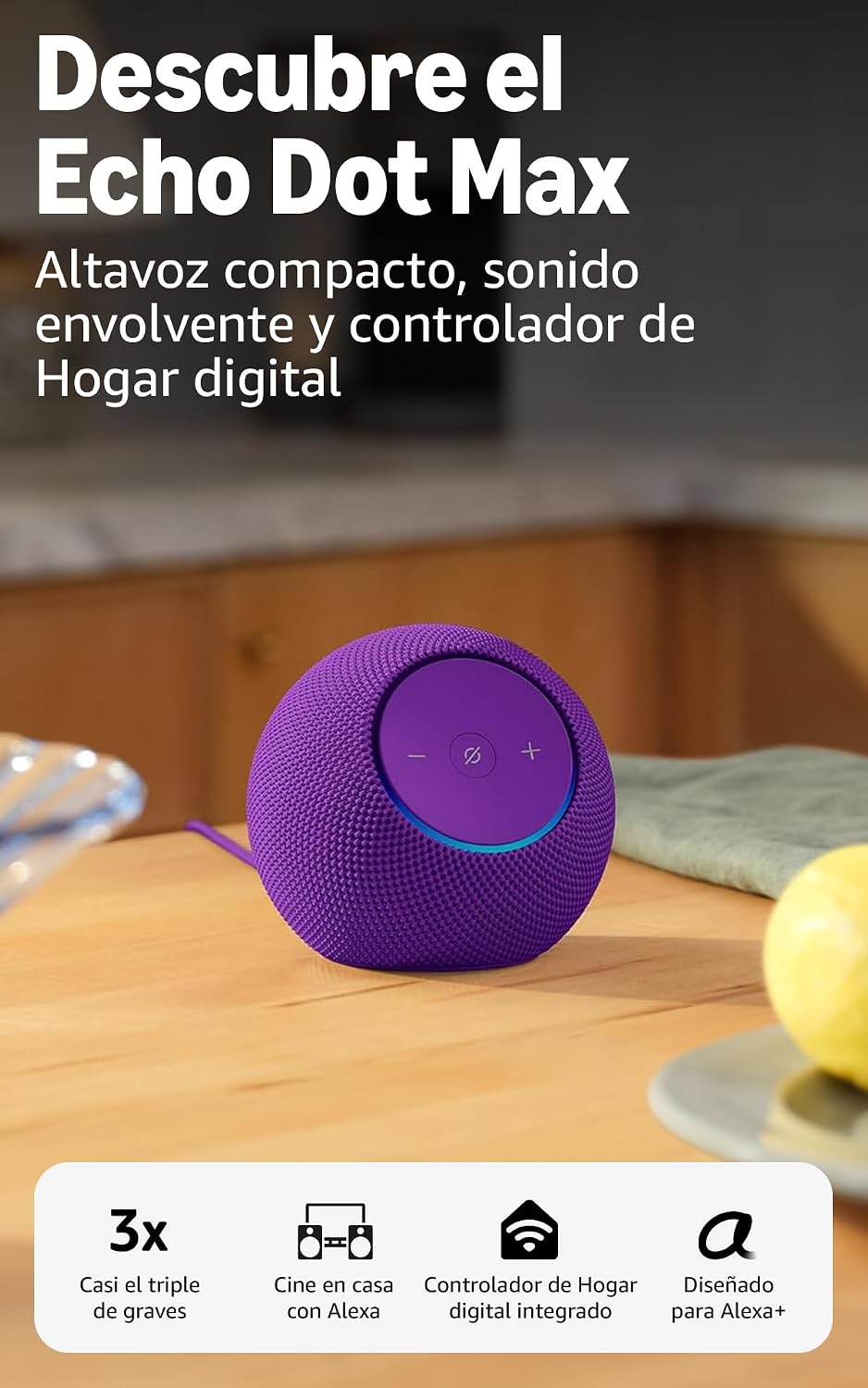 ALTAVOZ AMAZON ECHO DOT MAX