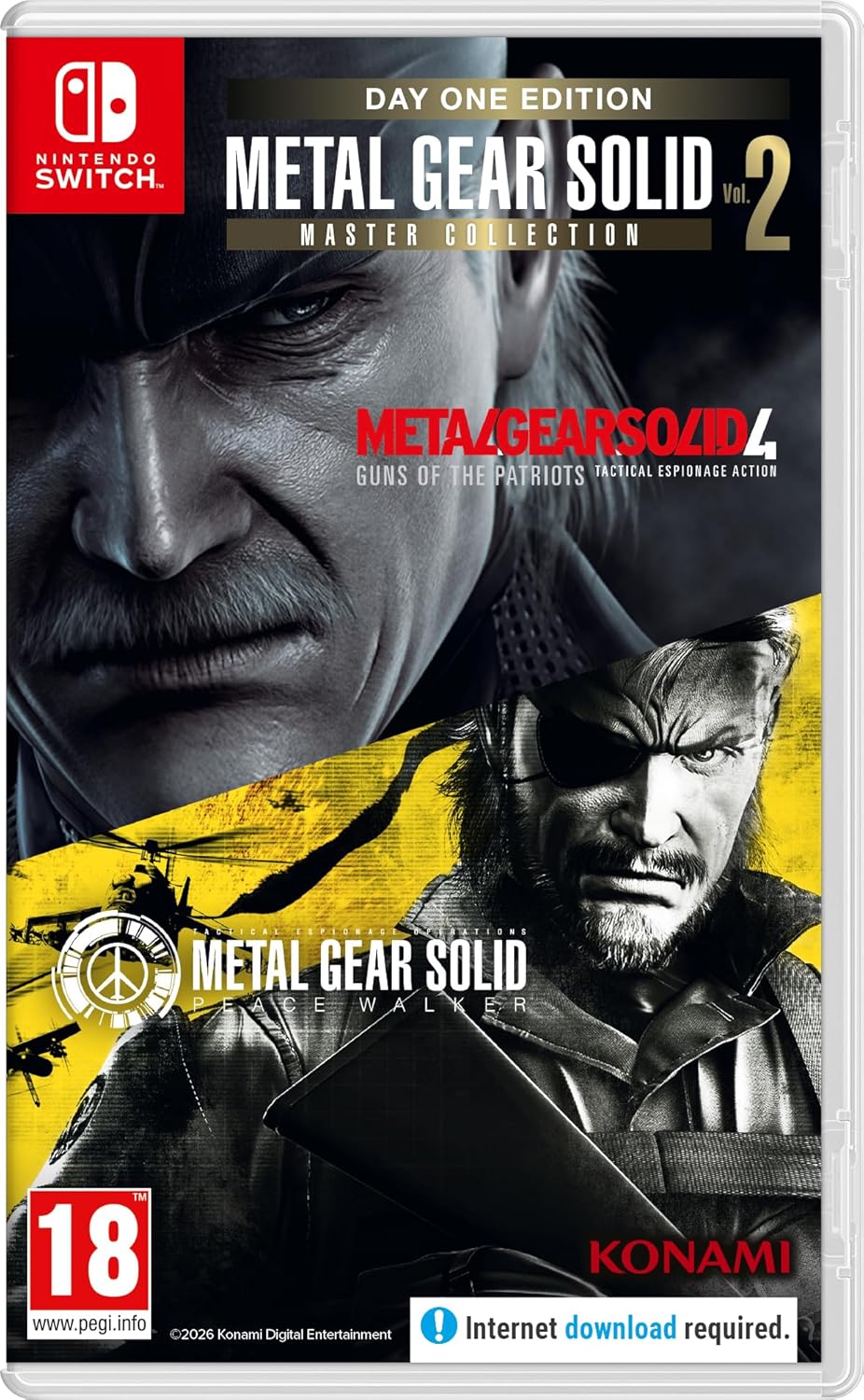 Metal Gear Solid: Master Collection Volume 2 – Day One Edition - PS5 / Switch