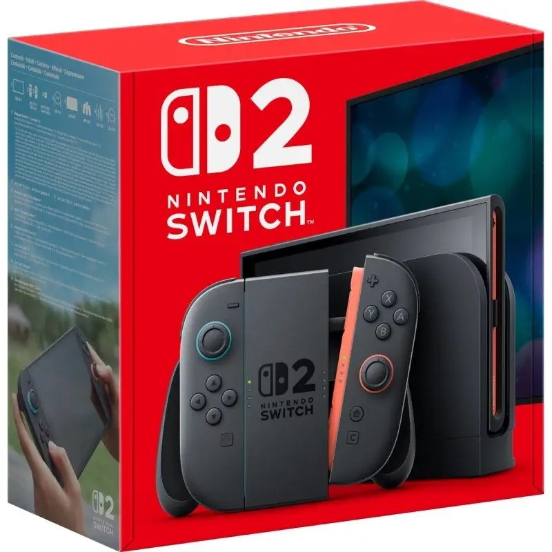Nintendo Switch 2 | Nueva versión BTR Consola Next-Gen con Pantalla 7.9" 120Hz, Joy-Con 2 y Procesador NVIDIA – VERSION EUROPEA. GARANTÍA NINTENDO ESPAÑA