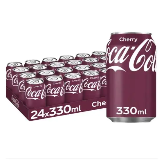 Pack de 24 latas Coca Cola Cherry