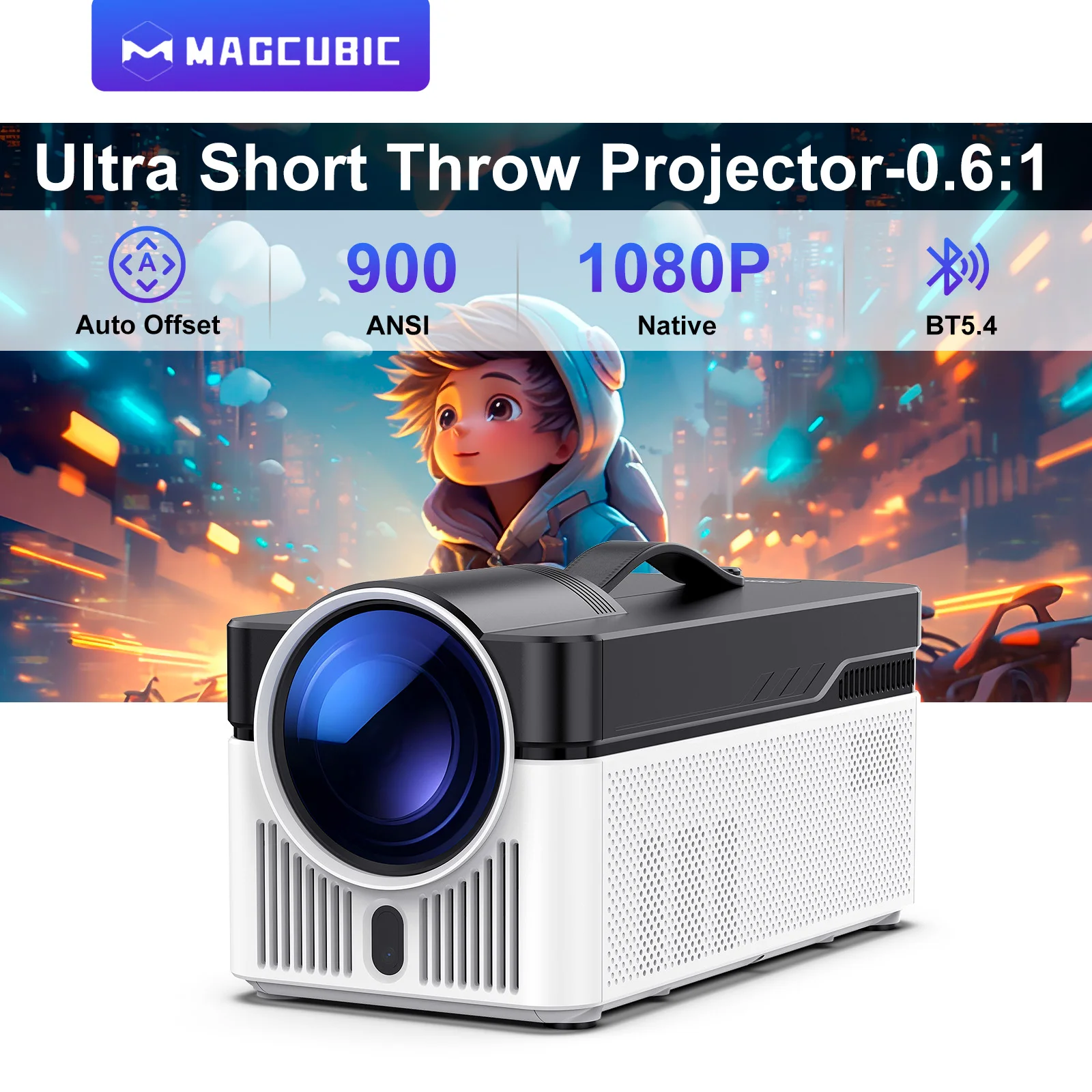 Proyector de tiro ultracorto Magcubic HY450