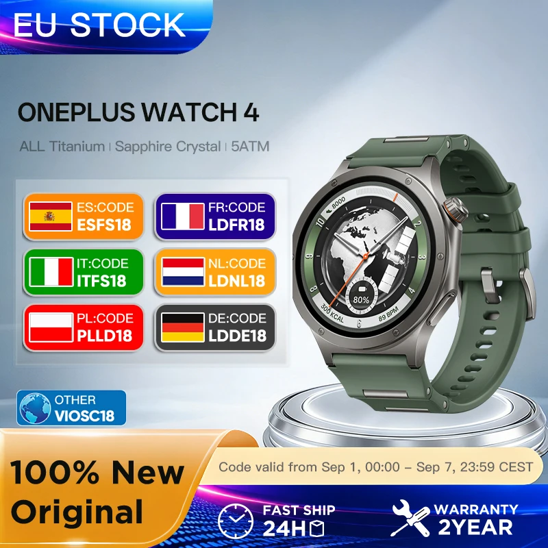 Reloj inteligente OnePlus Watch 4