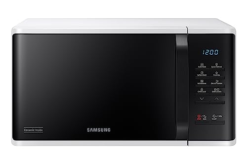 Samsung Microondas Libre Instalación 23L 800W MS23K3513AW/EC, Black