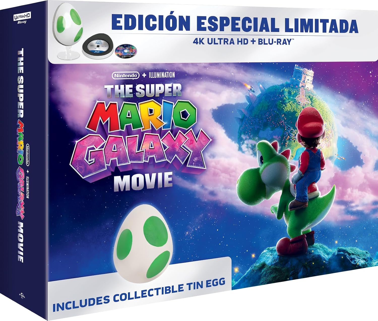 Super Mario Galaxy: La película (4K UHD + BD) Ed. especial huevo Yoshi [Blu-ray]