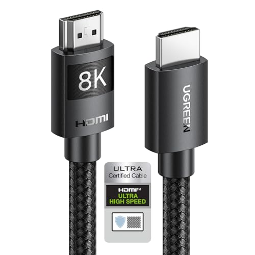 UGREEN Cable HDMI 2.1 Certificado 10K 8K 60Hz 4K 120Hz 48Gbps (2M)