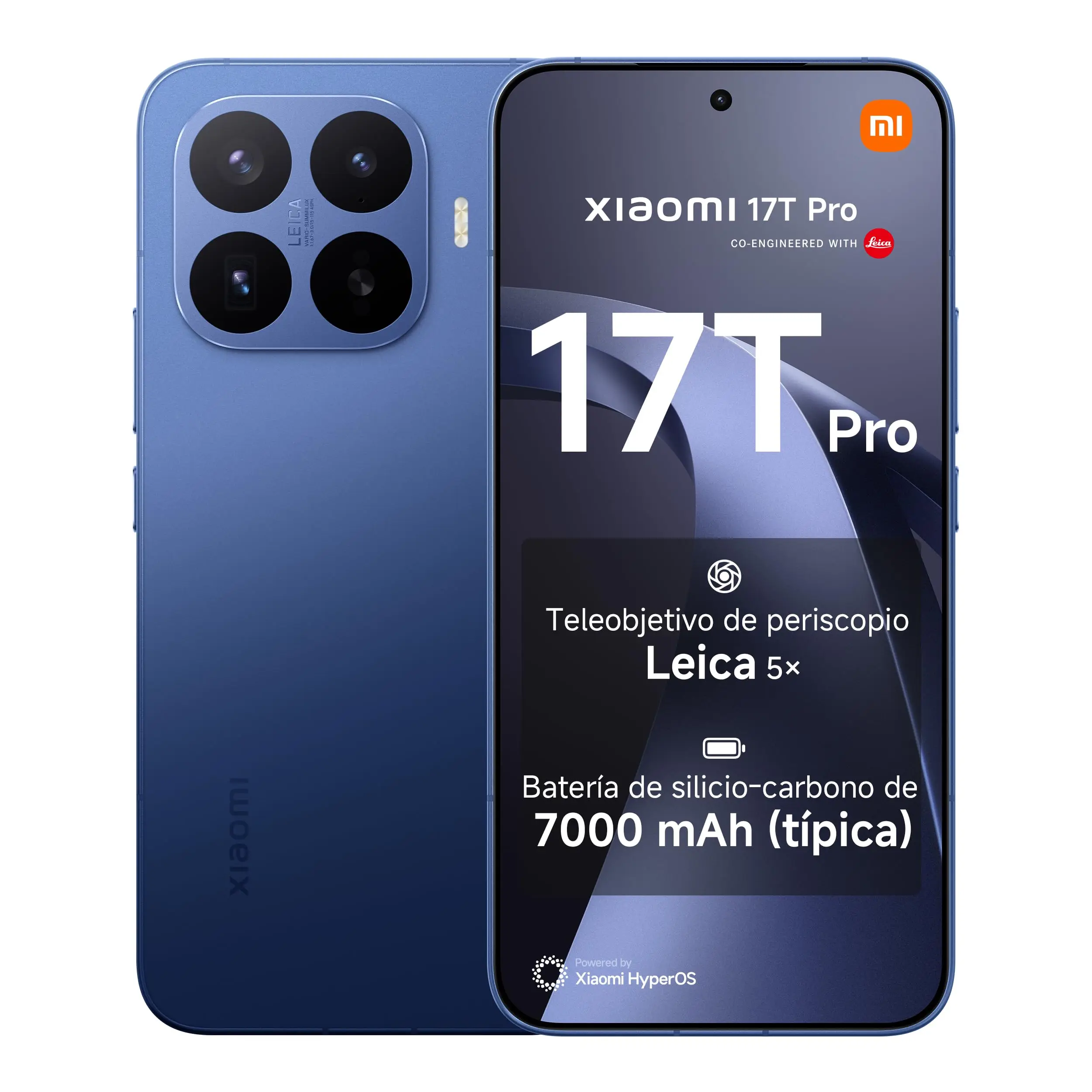 Xiaomi 17T Pro 12GB+512GB - Cámara Leica 5x teleobjetivo con zoom 120x IA, batería 7000mAh